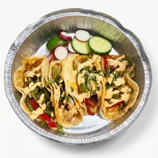Shrimp or Salmon Taco Platter