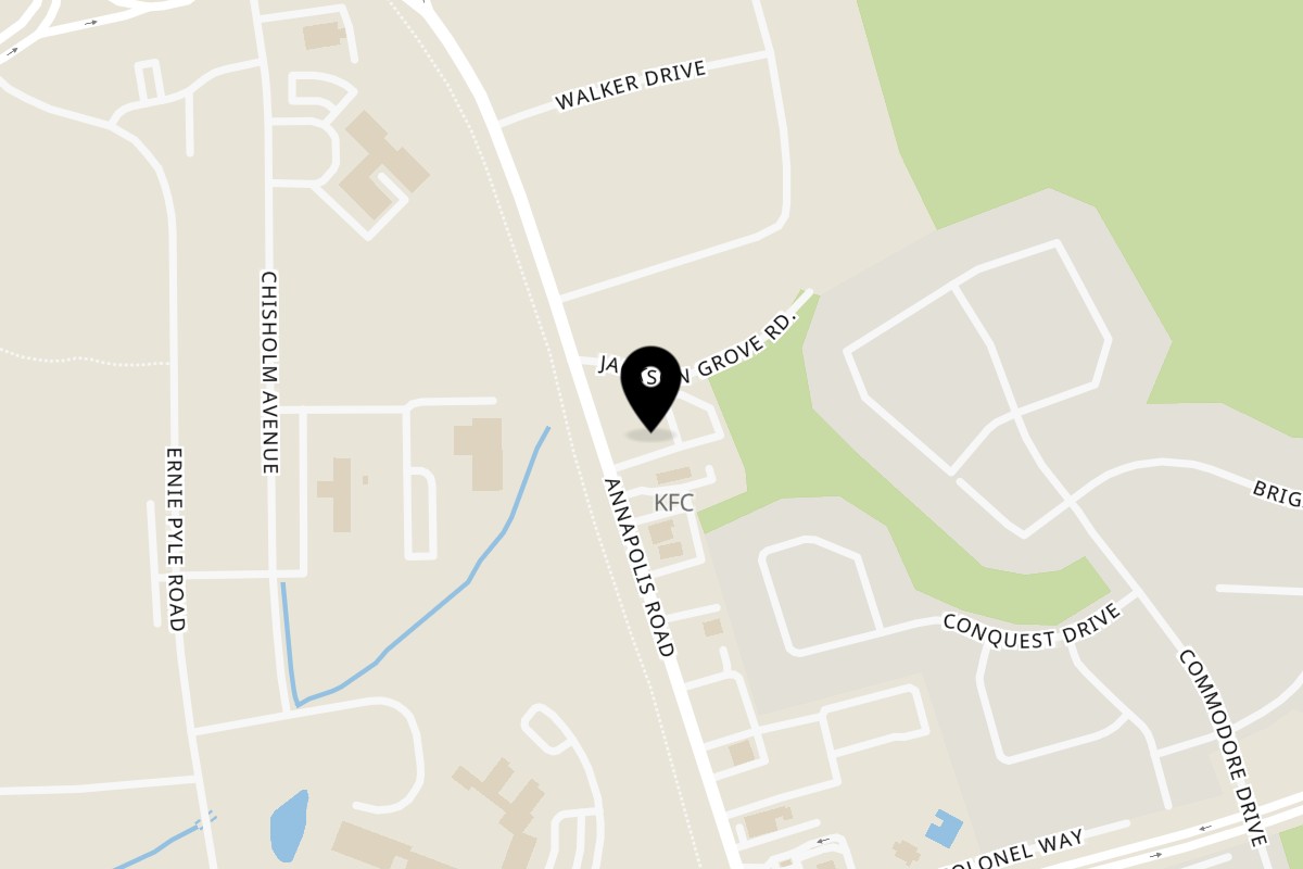Map showing the location of Aztk Odenton on 1686 Annapolis Rd in Odenton